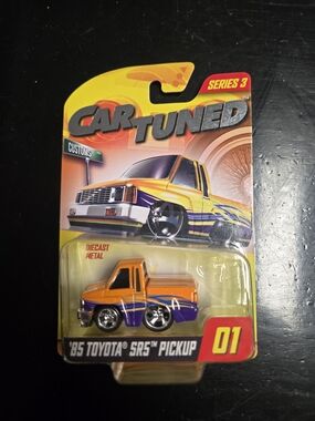 Series 3 Orange & Purple '85 Toyota SR5 Pickup Diecast Toy Walgreens Exclusive
